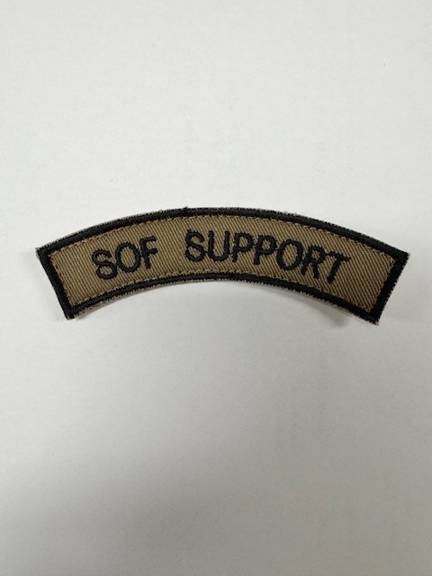 SOF Support Schouderembleem Khaki