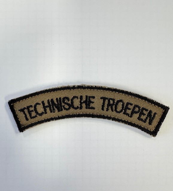 Technische Troepen Schouderembleem Khaki