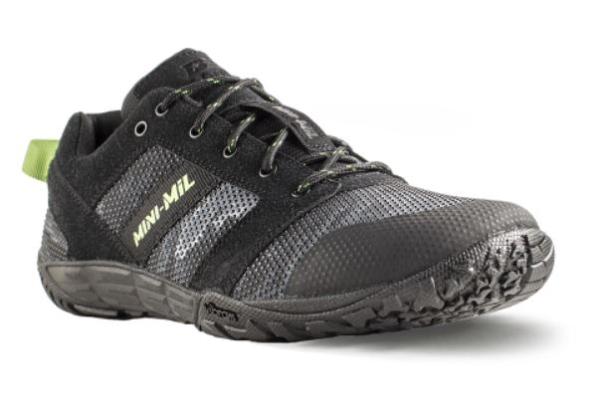 Barefoot Activity Shoe Black Grey Wide