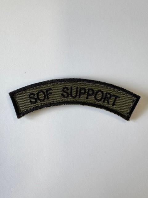 SOF Support Schouderembleem Olive
